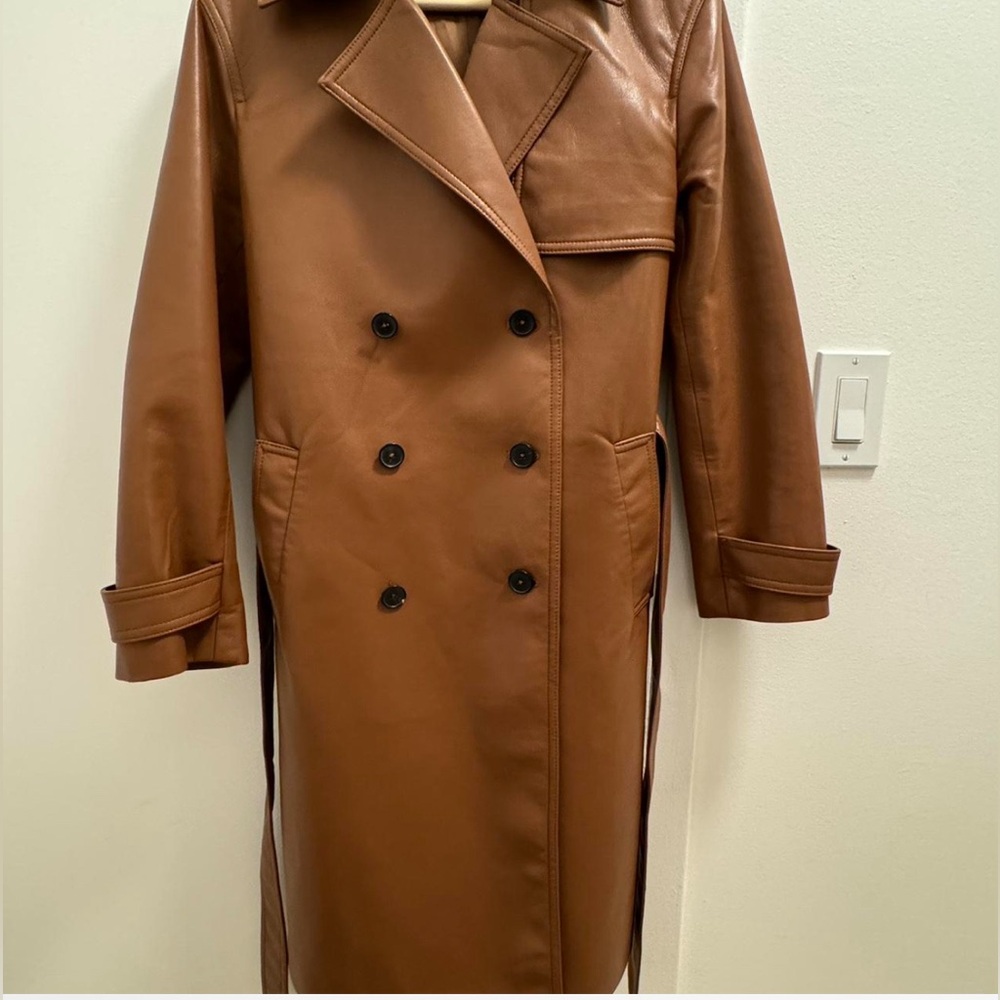 Artizia Babaton tabloid trench in cognac size 2XS